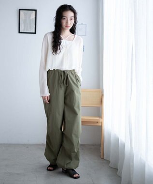 WEGO パラシュートパンツ オリーブ