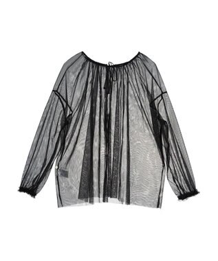 Green Parks ２ＷＡＹチュールギャザープルオーバー Black