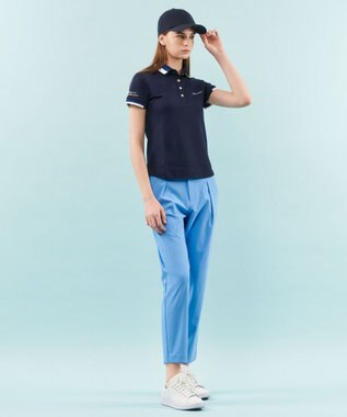 23区GOLF 【WOMEN】【ストレッチ】ハイテンション テーパードパンツ スカイブルー系