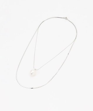 GRACE CONTINENTAL パールレイヤードネックレス シルバー