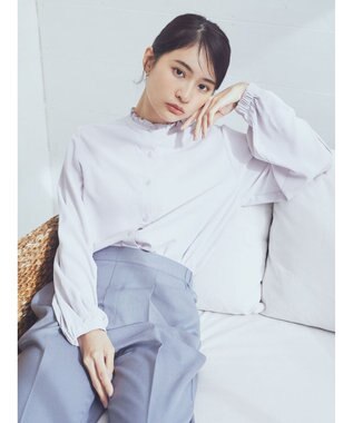 earth music&ecology ２ｗａｙフリルブラウス Light Pink