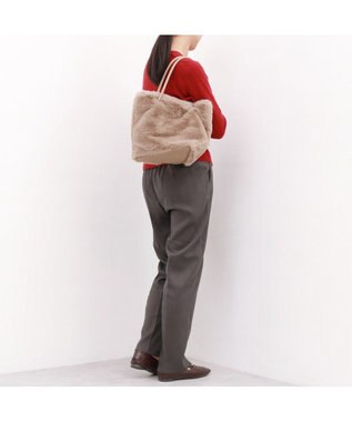 UNBILLION カシュカシュ cachecache / フェイクラビットハトメトートバッグ オーク