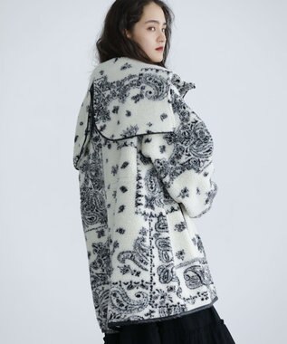 Green Parks ■ＥＳＣＡＲ　ペイズリーボアフードコート Ivory