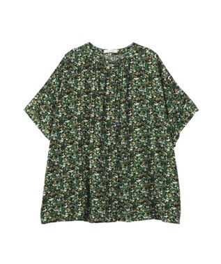 Green Parks 【WEB限定】アソート柄さらっとレーヨンブラウスⅡ Flower
