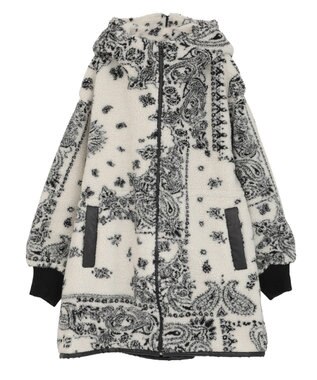 Green Parks ■ＥＳＣＡＲ　ペイズリーボアフードコート Ivory