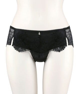 San-ai Resort（三愛水着楽園） エレガントコレクション【2503】デザインバックレースショーツ ブラック