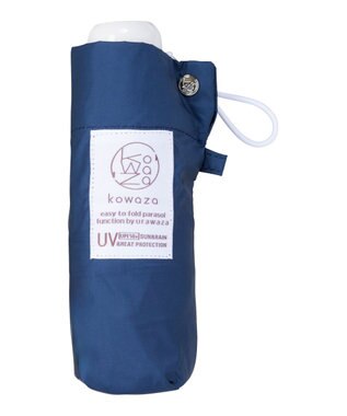 MOONBAT 【遮光100％】晴雨兼用 折りたたみ傘 コンパクト kowaza コワザ ディープブルー