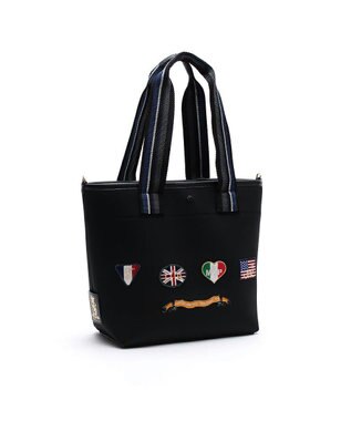 A.D.M.J. 【魔法の様に軽い】マジックライト/フラッグワッペンデイリートート30cm ネグロ