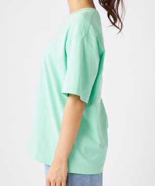 OP／FILA 【RUSTY】ニコちゃん×刺しゅう半袖Tシャツ ライトグリーン