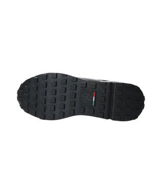 INTER-CHAUSSURES 【BUSSOLA】撥水サイドジップスニーカー ブラック