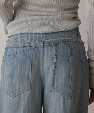 GRACE CONTINENTAL マルチチェーンベルト シルバー