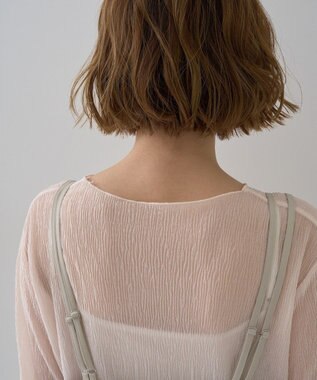 YECCA VECCA 【2点SET】ショートジャケットセットキャミワンピース Light Beige