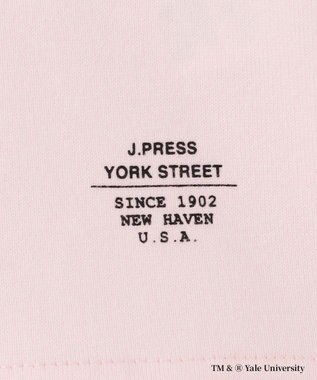 J.PRESS YORK STREET 【YALE別注】【UNISEX】カレッジ プリント Tシャツ ピンク系
