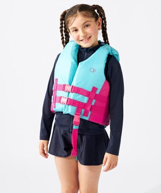 OP／FILA 【Ocean Pacific】フローティングライフジャケット（レジャー用） ターコイズ