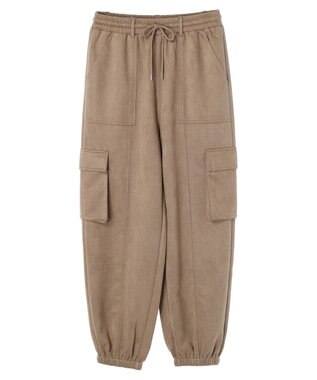 Green Parks ・ＳＵＧＡＲ　ＳＰＯＯＮ　スエードポンチカーゴパンツ Beige
