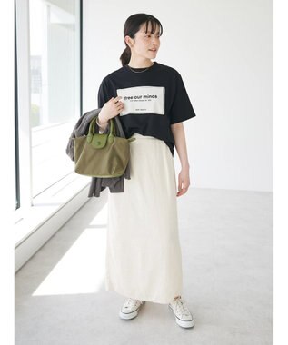 CRAFT STANDARD BOUTIQUE 【キナリノ別注】リネンレーヨンスカート Ivory