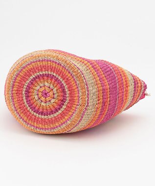 ONWARD CROSSET SELECT 【VIOLAd’ORO】MIRO アバカカラーボーダーバッグ M pink×fuchsia