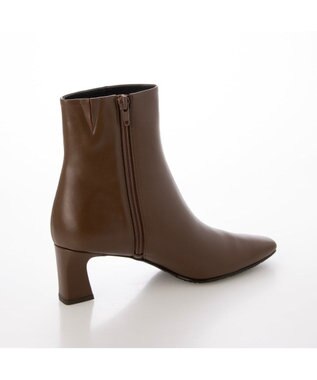 Riz raffinee <Riz raffinee>スクエアプレーンブーツ ブラウン
