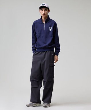 J.PRESS MEN 【J.PRESS ORIGINALS】【UNISEX】Polyester Aero Twill Easy Cargo Pants ネイビー系