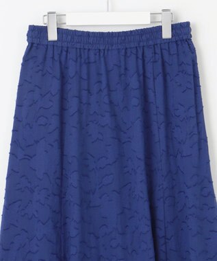 23区 【SLOW/一部店舗限定】コットンジャカード スカート ブルー系