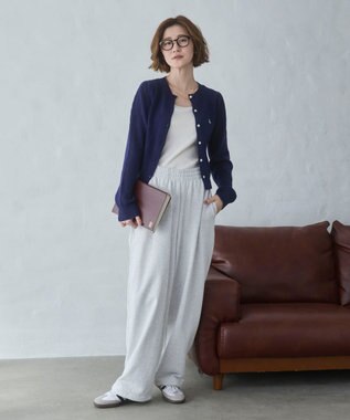 WEGO 【26年春新作】別注USPOLOケーブルニットカーデ ネイビー