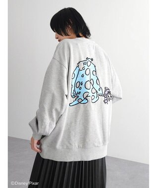 Green Parks モンスターズ・インク／バックプリントプルオーバー Gray Mixture