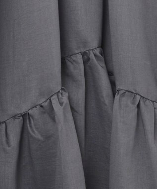 GRACE CONTINENTAL ティアードボリュームスカート グレー