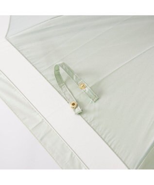 UNBILLION カシュネ cachenez / 【晴雨兼用】【日傘】 【UV カット率99.999.9％以上】PU切り継ぎボーダーバルーンショートパラソル グリーン