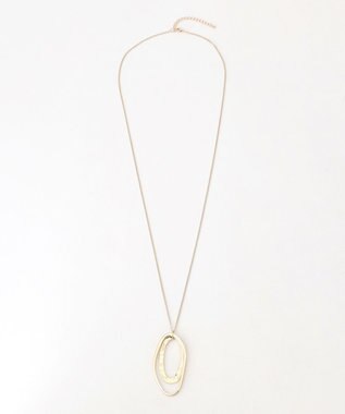 ANY ２連フープネックレス ライトゴールド