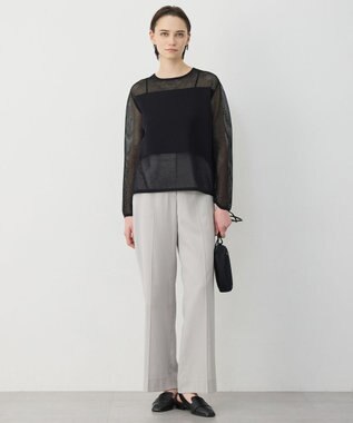 ICB L 【先行予約】 ハイツイストドライメッシュ ワイドストレートパンツ トープ