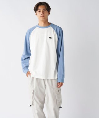 OP／FILA 【Kappa】オーバーサイズ ドロップショルダーロンT ブルー