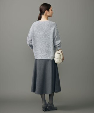自由区 S 【カタログ掲載】フェザーラメプルオーバー ニット グレー