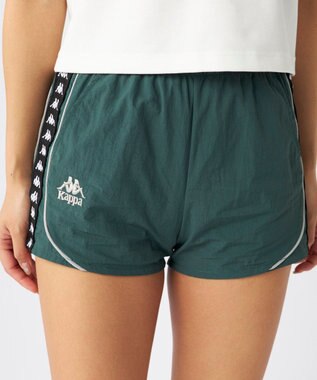 OP／FILA 【Kappa】テープデザインショートパンツ グリーン