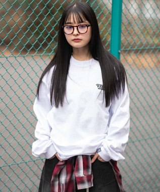 WEGO 【ユニセックス着用ITEM】別注VISIONゴーストスケーターグラフィックT（LS） ホワイト