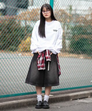 WEGO 【ユニセックス着用ITEM】別注VISIONゴーストスケーターグラフィックT（LS） ホワイト