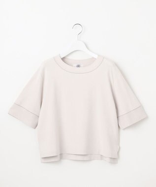 J.PRESS LADIES S 【洗える】RAYON ELITE STRETCH ニットT ベージュ系