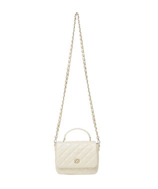 earth music&ecology 【2WAY】チェーンコンパクトバッグ Ivory