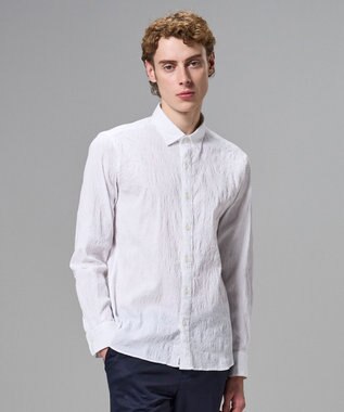 JOSEPH HOMME 【ストレッチ】アブストラクトジャガードストレッチ　レギュラーカラーシャツ