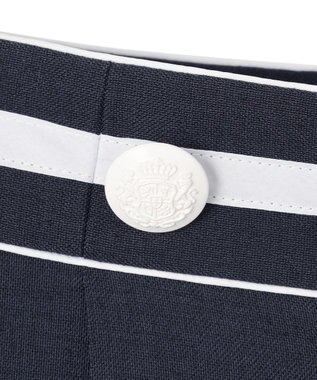 GRACE CONTINENTAL タックワイドパンツ ネイビー