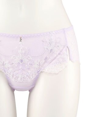San-ai Resort（三愛水着楽園） エレガントコレクション【2503】デザインバックレースショーツ パープル