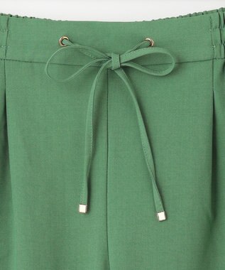 ANY 【UVケア/接触冷感/ウエストゴム】イージケア美脚パンツ テーパード グリーン