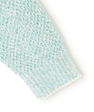 UNFILO メランジリンクス ニット グリーンMIX