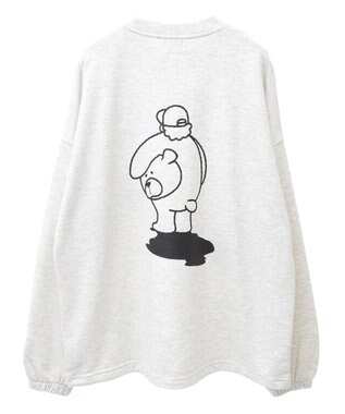 CRAFT STANDARD BOUTIQUE URANIWAプリントスウェット Oatmeal