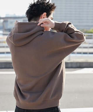 WEGO ワッペンロゴパーカー ブラウン