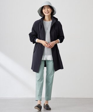 J.PRESS LADIES S 【洗える】Linen Cotton Vest  ニット ベスト ブルー系