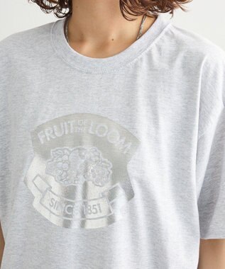 Green Parks ■ＦＲＵＩＴ　ＯＦ　ＴＨＥ　ＬＯＯＭ　箔ロゴｐｔＴＥＥ Gray Mixture
