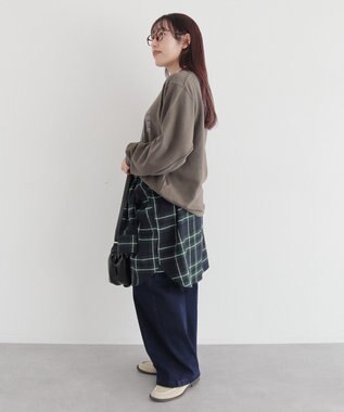 CRAFT STANDARD BOUTIQUE カレッジプリントプルオーバー Gray Mixture