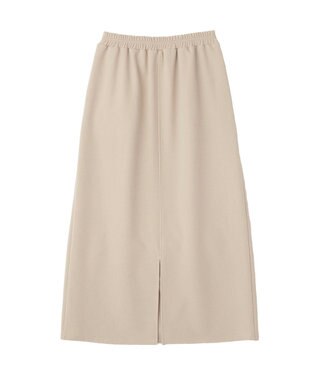 Green Parks 楽ちんリップルＩラインスカート Light Beige