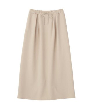 Green Parks 楽ちんリップルＩラインスカート Light Beige