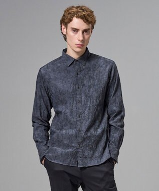 JOSEPH HOMME 【ストレッチ】アブストラクトジャガードストレッチ　レギュラーカラーシャツ